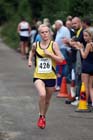 Alex Snook (Jarrow) wins the womens Morpeth 10k Road Race.